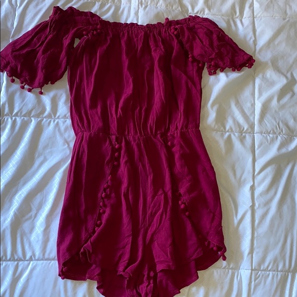 pink romper - Picture 1 of 4